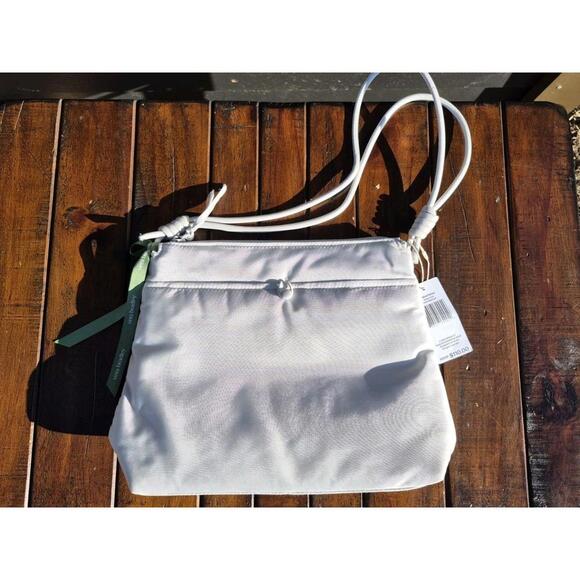 Vera Bradley Handbags - Vera Bradley Womens Featherweight Original Hipster Crossbody, Silver Oyster $100